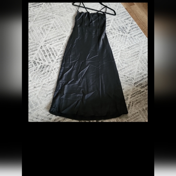 Show Me Your MuMu Black Spaghetti Strap Backless Gown - Picture 5 of 11
